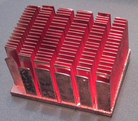 Taisol cold forged copper heatsink